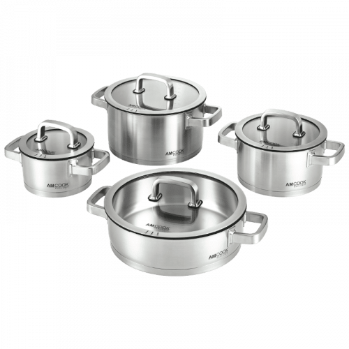 AMCOOK - Topfset für Muldenlüfter Senna S8