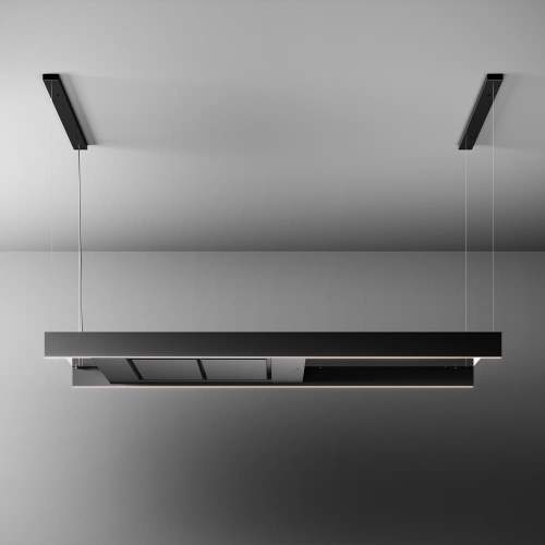 SW24 - Inselhaube Light 102624 schwarz 180cm